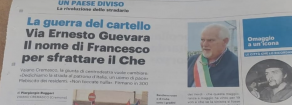 Acerbo (Prc-Up): destra contro Guevara. A Vaiano Cremasco sindaco vuole cambiare nome alla via intitolata al Che