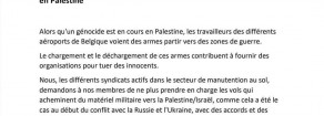 Acerbo (PRC-UP): i sindacati in Belgio decidono stop armi per guerre in Palestina e Ucraina. Esempio da seguire