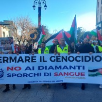 Acerbo PRC/UP. No alla presenza di Israele alla fiera Vicenza oro; no ai diamanti macchiati dal sangue palestinese