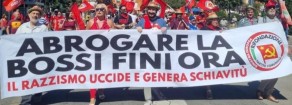 Prc: oggi eravamo a Latina con Cgil, caporalato prodotto mortale della Bossi Fini
