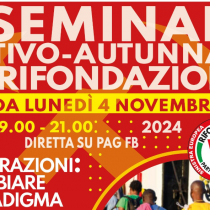 I seminari autunno-invernali di Rifondazione. 1 Migrazioni: cambiare paradigma