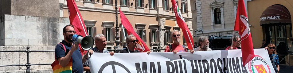 MAI PIU’ HIROSHIMA A MONTECITORIO (video)