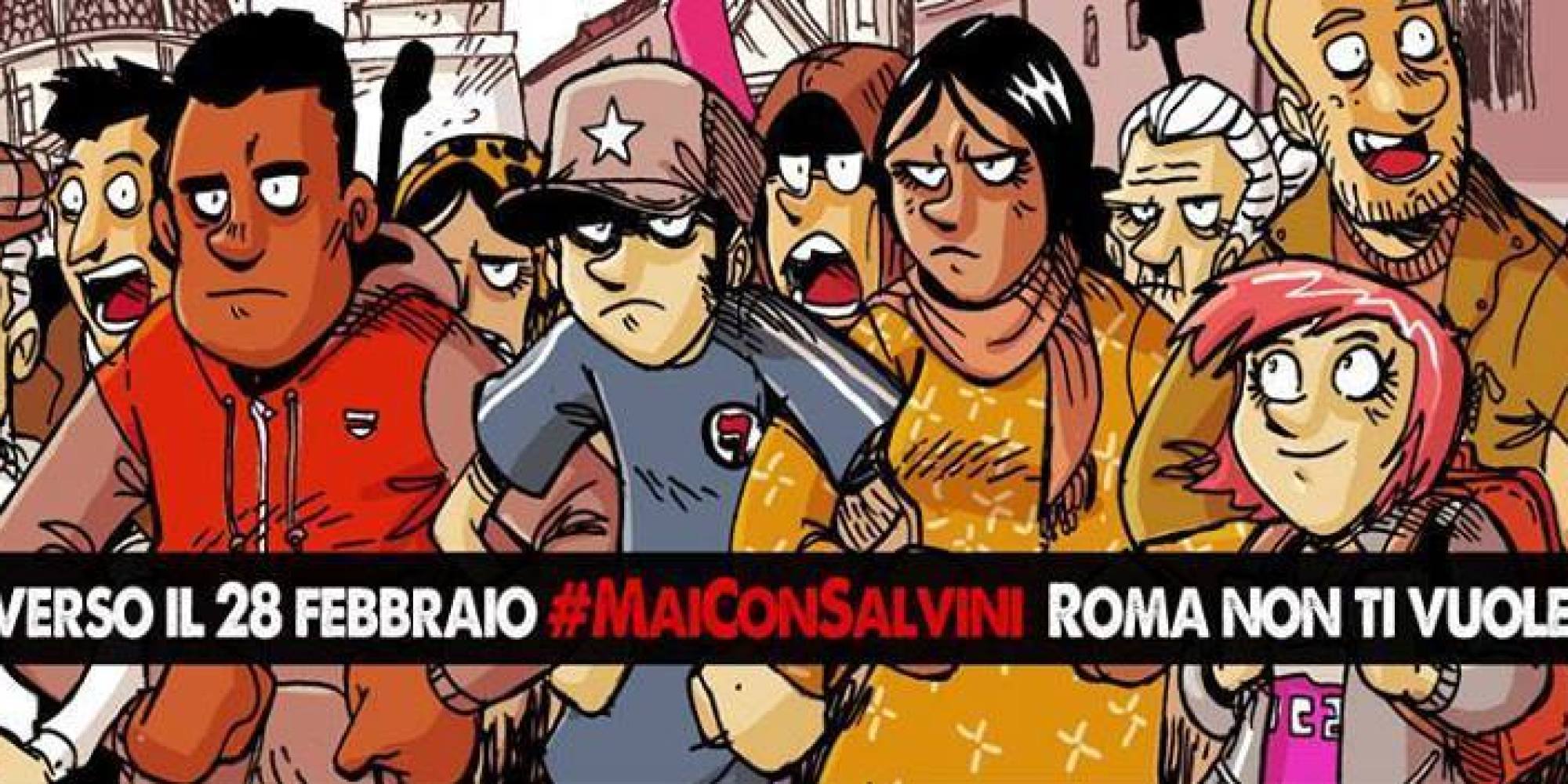 Mai con Salvini, per contrastare il progetto funesto dei fascio-leghisti