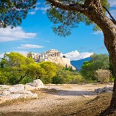 Beautiful View Of Ancient Acropolis, Athens, Greece