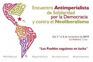 Dichiarazione finale dell’incontro antimperialista di solidarietà, per la democrazia e contro il neoliberismo