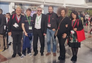 Finisce il congresso di @europeanleft a #malaga. Una parte della nostra delegazione con il nuovo presidente Heinz Bierbaum #GoLeft