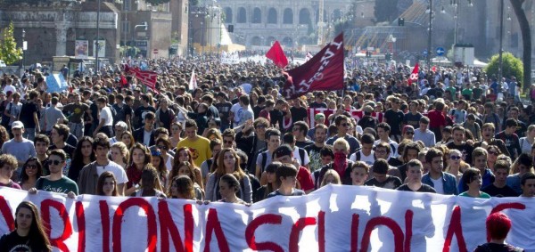 manifestazione studenti