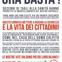 ORA BASTA CON LE BUGIE E LA CATTIVA POLITICA SANITARIA DELLA DESTRA AL GOVERNO REGIONALE E LOCALE