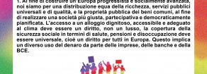 DICHIARAZIONE DELLA VIII ASSEMBLEA DEL FORUM EUROPEO DELLE FORZE DI SINISTRA.